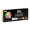Professional 36 Color Set of Art Oil Paint in Large 18ml Tubes - Rich Vivid Colors for Artists, Students, Beginners - Canvas Portrait Paintings